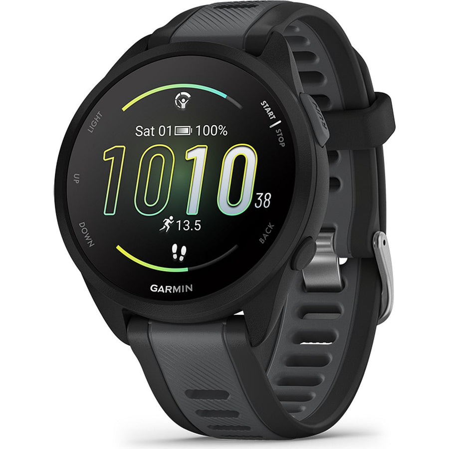Montre intelligente GPS Garmin Forerunner 165 AMOLED 45mm - Noir/Ardoise