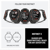 Garmin Instinct 3 Solar GPS Watch 50mm 010-02935-00