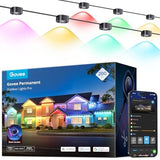 Govee Permanent Outdoor Lights Pro 200ft with 120 RGBIC LED Lights. - Black