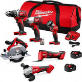 Milwaukee Tool M18 Cordless 6-Tool Combo Kit