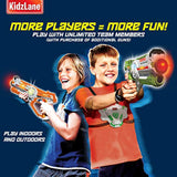 Kidzlane Rechargeable Laser Tag Set, 4 Guns and Vests