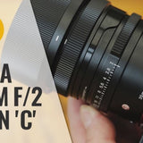 Sigma 65mm F/2 DG DN C Autofocus Lens for Sony E-Mount