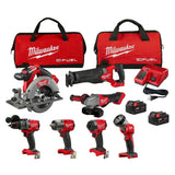 Milwaukee Tool M18 FUEL 18V Lithium-Ion Brushless Cordless Combo Kit (7-Tool) 3697-27