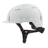 MILWAUKEE TOOL BOLT White Vented Safety Helmet, One Size 48-73-1320