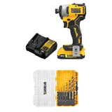 Ensemble perceuse et visseuse à chocs 20 V MAX ATOMIC de DeWALT