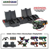 Kidzlane Rechargeable Laser Tag Set, 4 Guns and Vests