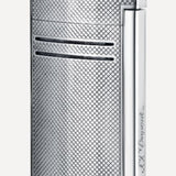 Briquet torche Dupont Maxijet Chrome quadrillé 20157