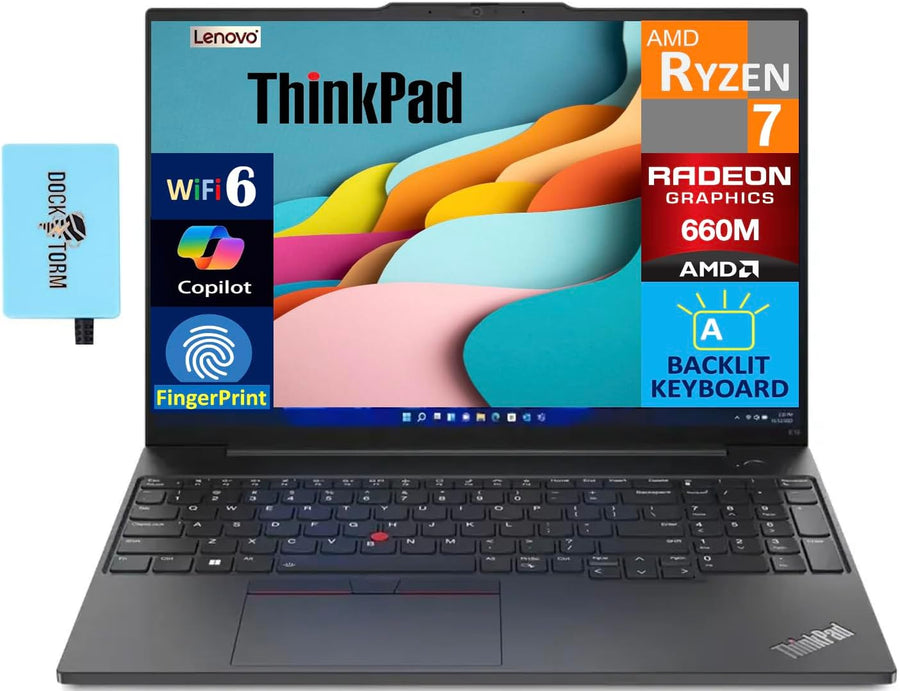 Lenovo ThinkPad E16 Gen 2 Ryzen 7 7735HS 16 Go 512 Go 21M5S09E00