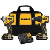Ensemble perceuse et visseuse à chocs 20 V MAX ATOMIC de DeWALT
