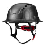 LIFT SAFETY Carbon Fiber Hard Hat - Full Brim Black