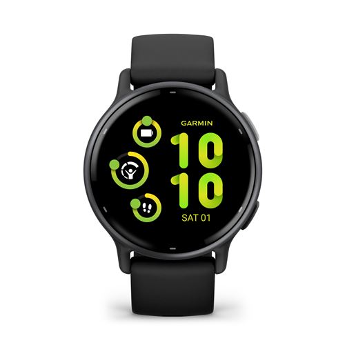 Montre intelligente de suivi d'activité Garmin Vivoactive 5, lunette en aluminium