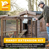 CHICKENGUARD Automatic Coop Door 12.5"L x 3.0"W x 17.5"H