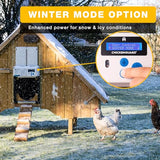 CHICKENGUARD Automatic Coop Door 12.5"L x 3.0"W x 17.5"H