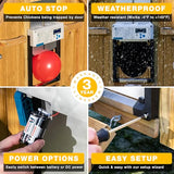 CHICKENGUARD Automatic Coop Door 12.5"L x 3.0"W x 17.5"H
