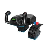 Logitech G Flight Yoke with Throttle Quadrant Simulator Control