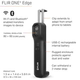 FLIR One Edge PRO Phone Adapter 80x60 Res