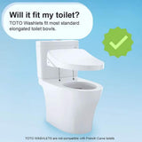 TOTO WASHLET KC2 Bidet Seat Elongated, Cotton White - SW3024#01