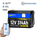 WattCycle 12V 314Ah Bluetooth Battery