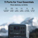 Centrale électrique portable BLUETTI Elite 100 V2, puissance de sortie continue 1800W