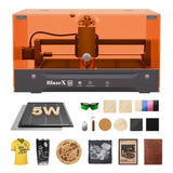 BlazeX M3 5W laser engraver — external product reference; accessories shown may vary by bundle