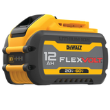 DEWALT DCB612 12Ah FLEXVOLT battery manufacturer reference with alternate label design