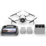 DJI Mini 4 Pro Fly More Combo, DJI RC 2 controller, charging hub and three standard batteries