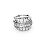 Swarovski Hyperbola Twist Wrap Ring full pavé – main product view