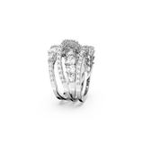 Swarovski Hyperbola Twist Wrap Ring full pavé – var2 product view