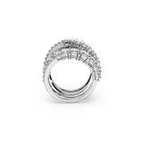 Swarovski Hyperbola Twist Wrap Ring full pavé – var3 product view