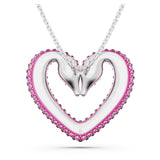 Swarovski 5646571 purple heart pendant – back view