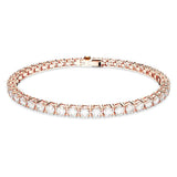 Swarovski Matrix tennis bracelet white zirconia rose gold-tone plated product view 5657659