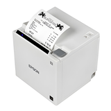 Epson TM-m50 white receipt printer with thermal receipt